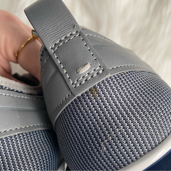 Cole Haan GrandMøtion (GrandMotion) Knit Gray & Blue Men’s Leather Sneakers - Picture 10 of 15